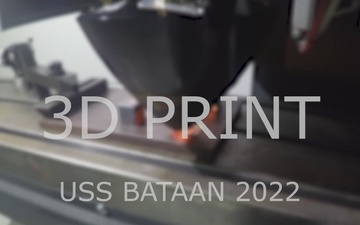 USS BATAAN RECIEVES 3-D PRINTER