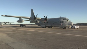 Care Package Delivered: U.S. Marines Train over the Atlantic Ocean