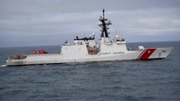 CGC Stratton (WMSL 752) and CGC Kimball (WMSL 756) jointly patrol US-Russia maritime boundary line in Arctic Circle