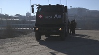 KFOR conducts roadblock removal in Mitrovica