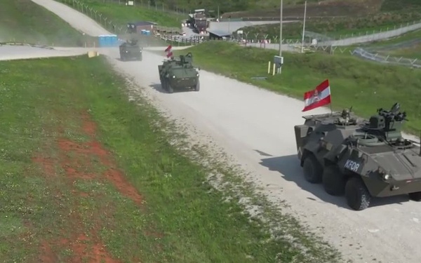 NATO helps maintain security in Kosovo (b-roll)