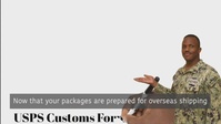 NAVSUP FLCSI Code 400 video Completing Online USPS Customs Forms