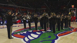 3rd Infantry Division Band performs at Bulldogs vs Gators Game