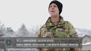 Mountain Infantry Company Winter Medical Training