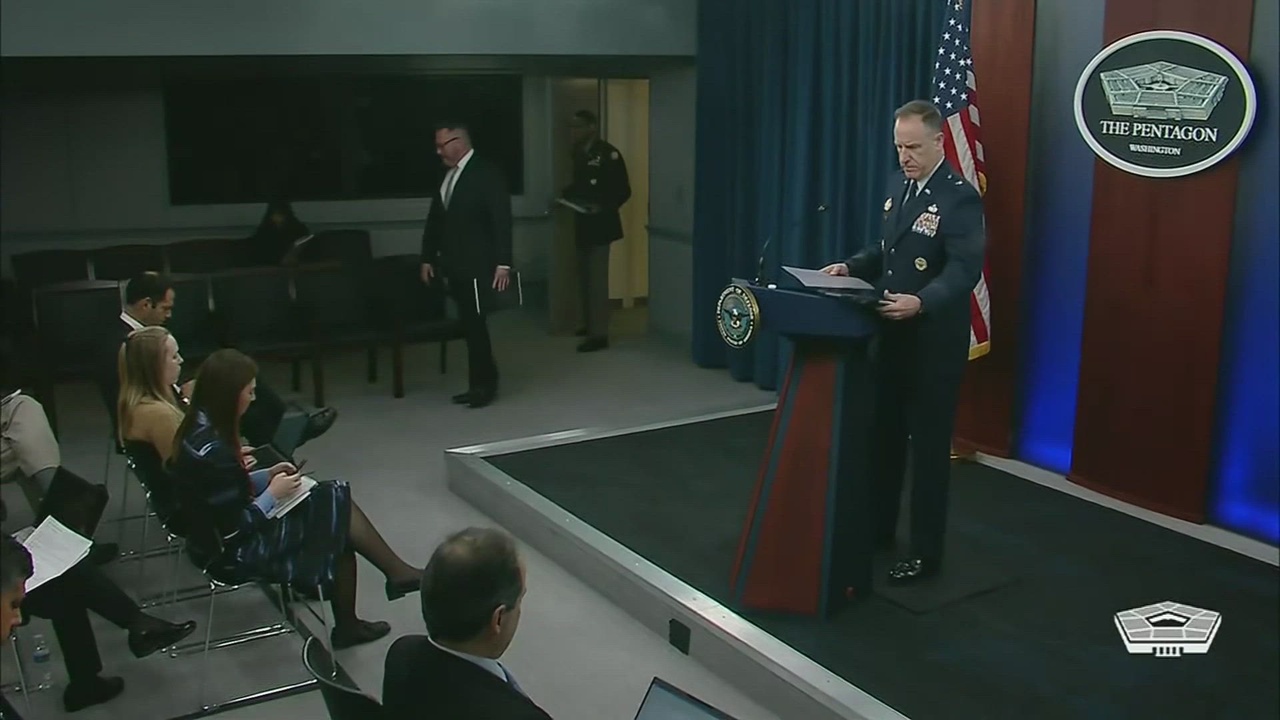 Pentagon Press Secretary Air Force Brig. Gen. Pat Ryder Holds Press ...