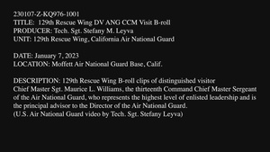 129th Rescue Wing - CCM DV Visit