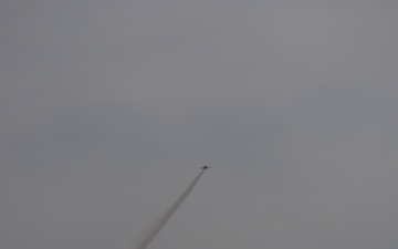 F-18 &quot;Blue Angel&quot; arrives at PANGB for site survey