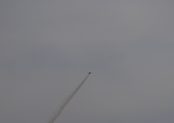 F-18 &quot;Blue Angel&quot; arrives at PANGB for site survey