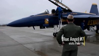 Blue Angel #7 visits Point Mugu