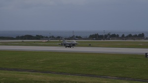 Spangdahlem F-16's arrive at Kadena Air Base