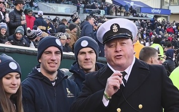 MCPON James Honea attends the 123rd Army Navy game