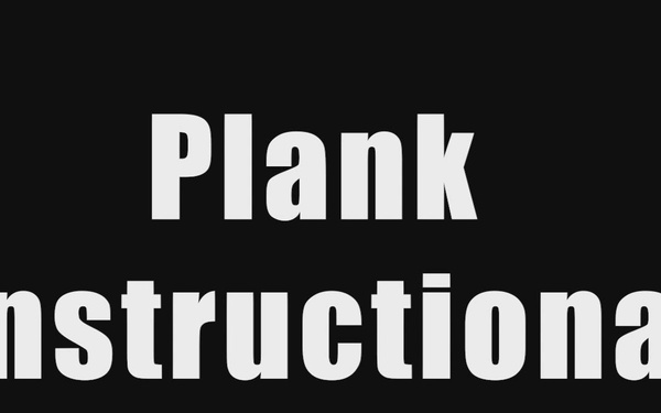 Plank Instructional Video