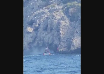 Coast Guard rescues 55 migrants who were left stranded by smugglers on Monito Island, Puerto Rico