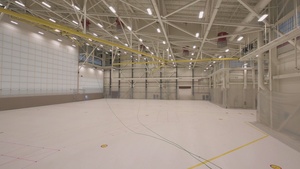Fire suppression system test at Travis AFB