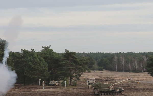 1 ID Bull Battery Blasts into the European Theater Ready to Fight