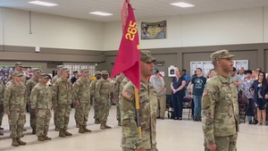 A Battery, 3rd Battalion 265th Air Defense Artillery Departure Ceremony