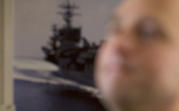 Executive Officer Capt. Erik Kenny Checks Aboard USS Carl Vinson