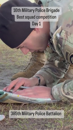16th Military Police Brigade Best Squad Competition: Day 1