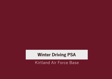 Winter Driving PSA