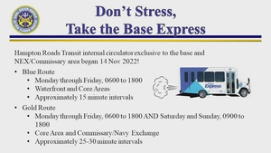 All Aboard Naval Station Norfolk's Base Express