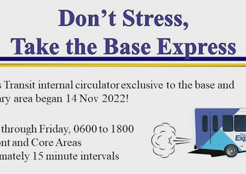 All Aboard Naval Station Norfolk's Base Express