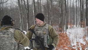 120th Field Artillery Regiment forward observers train at Northern Strike 23-1