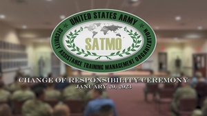 U.S. Army SATMO Change of Responsibility ceremony