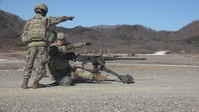 210 Field Artillery Brigade Conducts M2 .50 Cal Range Qualifications, Rodriguez Live Fire Complex, South Korea