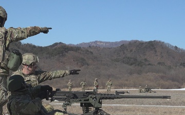 210 Field Artillery Brigade Conducts M2 .50 Cal Range Qualifications, Rodriguez Live Fire Complex, South Korea