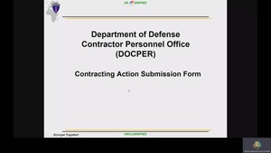 Contracting Action Submission Form