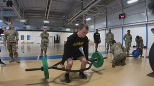 39th Strategic Signal Battalion Q1 Best Warrior Competition - ACFT - Gephard B-ROLL