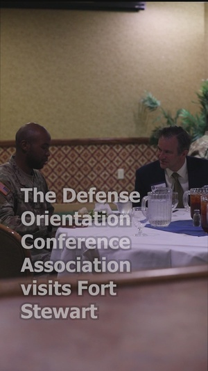 The Defense of Orientation Conference Association visits Fort Stewart