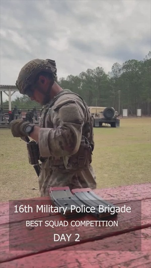 16th Military Police Brigade Best Squad Competition: Day 2