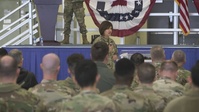 CMSAF JoAnn S. Bass Visits Team Fairchild