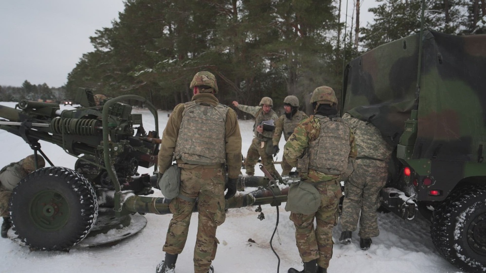DVIDS - Video - 120th Field Artillery Regiment demonstrates ...