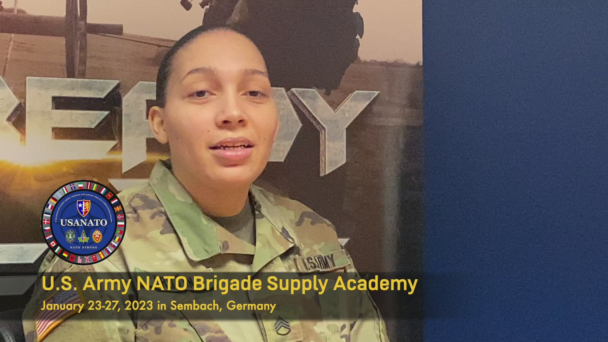 U.S. Army NATO Brigade hosted a Supply Academy Jan. 23-27 in Sembach, Germany to providing training to supply specialists assigned to support NATO units across Europe. #StrongerTogether #WeAreNATO