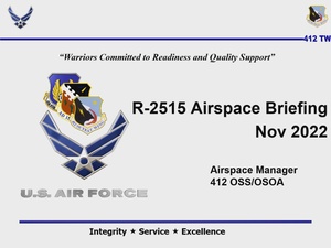 R-2515 Airspace Briefing