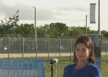 City of Doral Mayor Christi Fraga Ground Breaking SOUTHCOM Housing Project