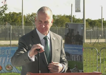Congressman Mario Diaz-Balart (FL-26) SOUTHCOM ground Breaking Housing Project