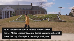 AFNow - CSAF Presenting Gen McGee Leadership Award