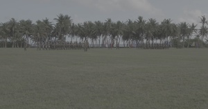B-roll of Reactivation and Naming Ceremony rehearsal of Marine Corps Base Camp Blaz