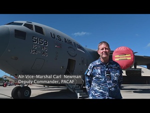 Royal Australian Air Force Air Vice-Marshal Carl Newman: Big Game Message