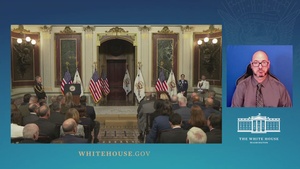 Vice President Harris Awards the Congressional Space Medal of Honor to Two Recipients