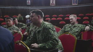 U.S. Naval Forces Europe and Africa Band performance University of Lagos OE23