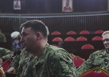 U.S. Naval Forces Europe and Africa Band performance University of Lagos OE23