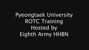 Eighth Army hosts training S. Korea Pyeongtaek University