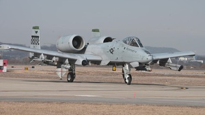 25th Fighter Squadron A-10 Thunderbolt II take-off