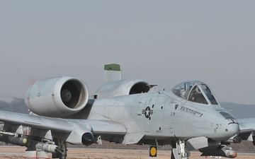 25th Fighter Squadron A-10 Thunderbolt II take-off