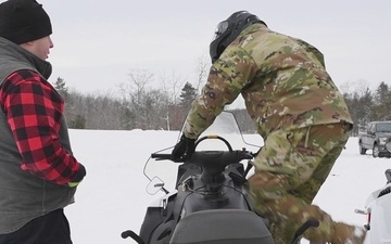 Northern Strike 23-1: Special Forces Snowmobile Certification B-Roll