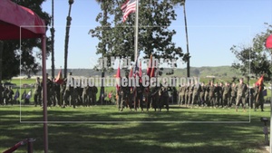 Sergeant Major Cabrera Appointment Ceremony